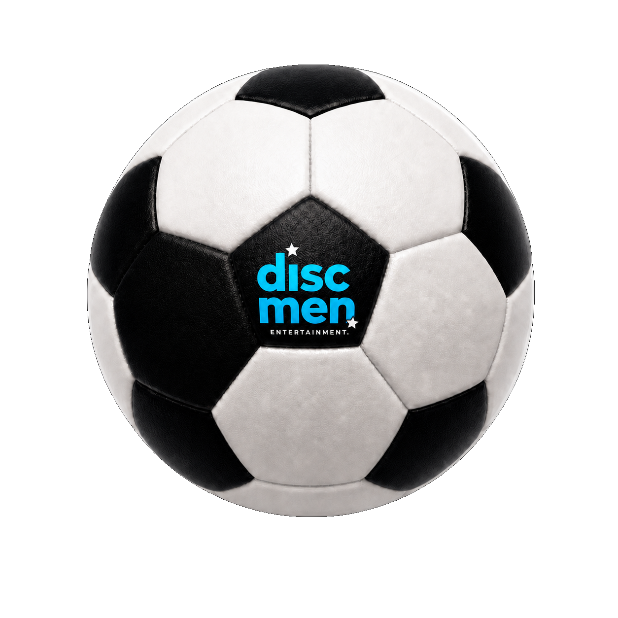 Discmen black and white football